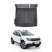 Tapis de coffre pour Dacia Duster II 2021-2024 Sans Extension Noir 3D en TPE