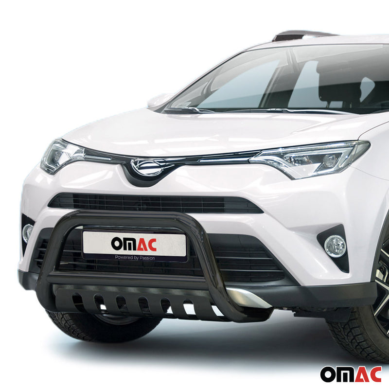 Pare-Buffle Avant Pour Toyota RAV4 2015-2018 Noir en Acier Inoxydable