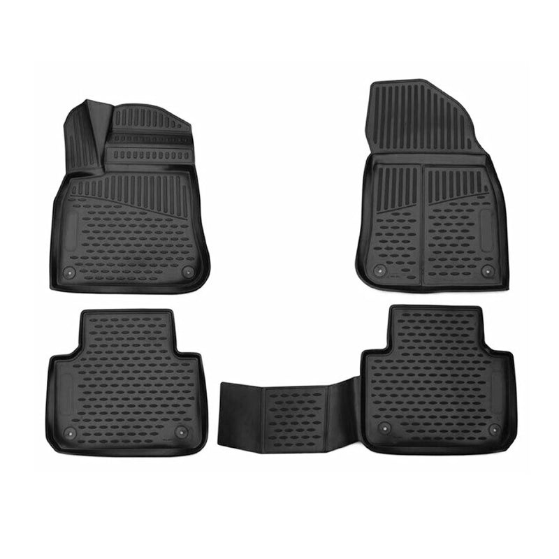 OMAC Tapis de sol pour VW Touareg 2018-2024 en caoutchouc Noir