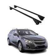 Barres de toit Transversales pour Chevrolet Cruze 2012-2015 Fer Noir
