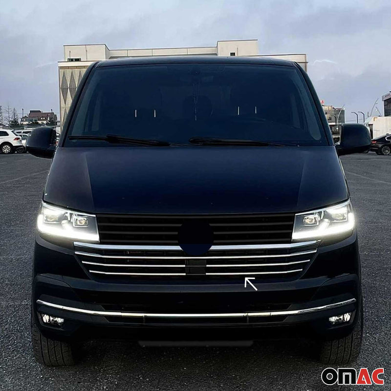 Moulure de Grille de Calandre pour VW T6.1 Transporter 2019-24 Highline inox 5x