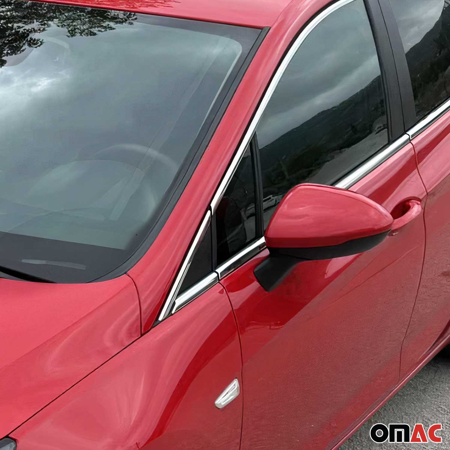 Garniture de Fenêtre pour Opel Astra K HB Acier Inox 6Pcs