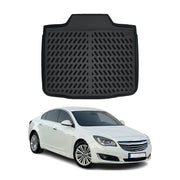 Tapis de coffre pour Opel Insignia 1 2008-2017 Berline Noir 3D en Caoutchouc TPE