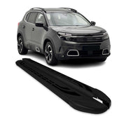 Marchepieds Latéraux pour Citroen C5 Aircross 2018-2025 Aluminium Noir 2Pcs