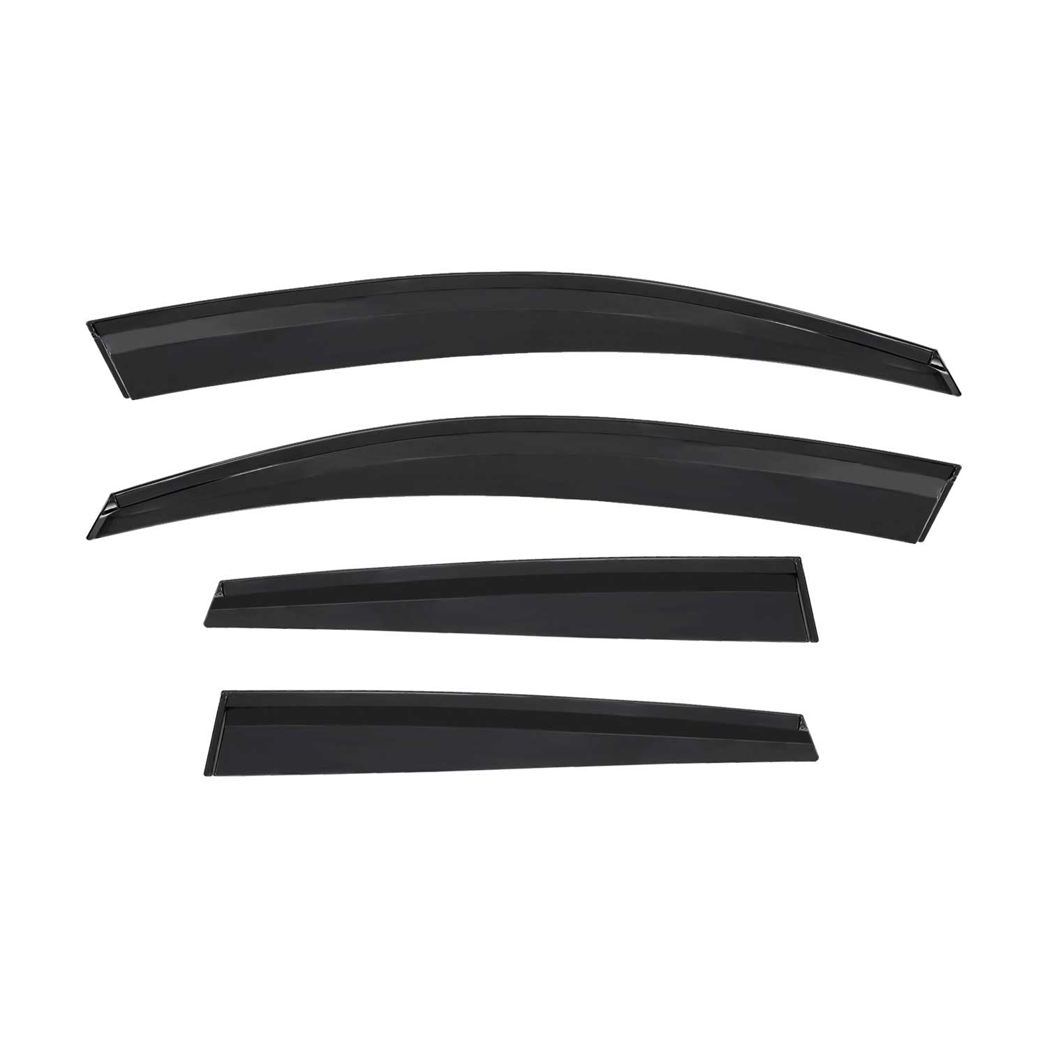 Déflecteurs De Vent Pluie D'air pour Renault Clio HB 5D 2019-2023 Acrylique 4Pcs
