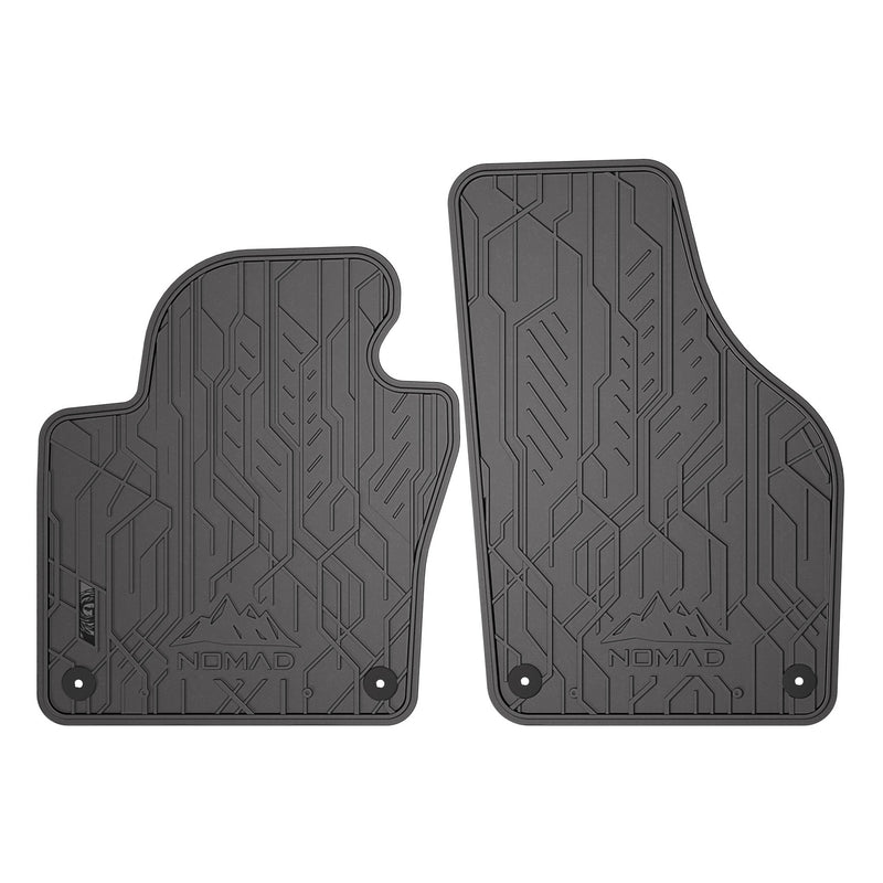 Tapis de Sol de Voiture pour VW Tiguan I 2007-16 Caoutchouc Imperméable 2Pcs