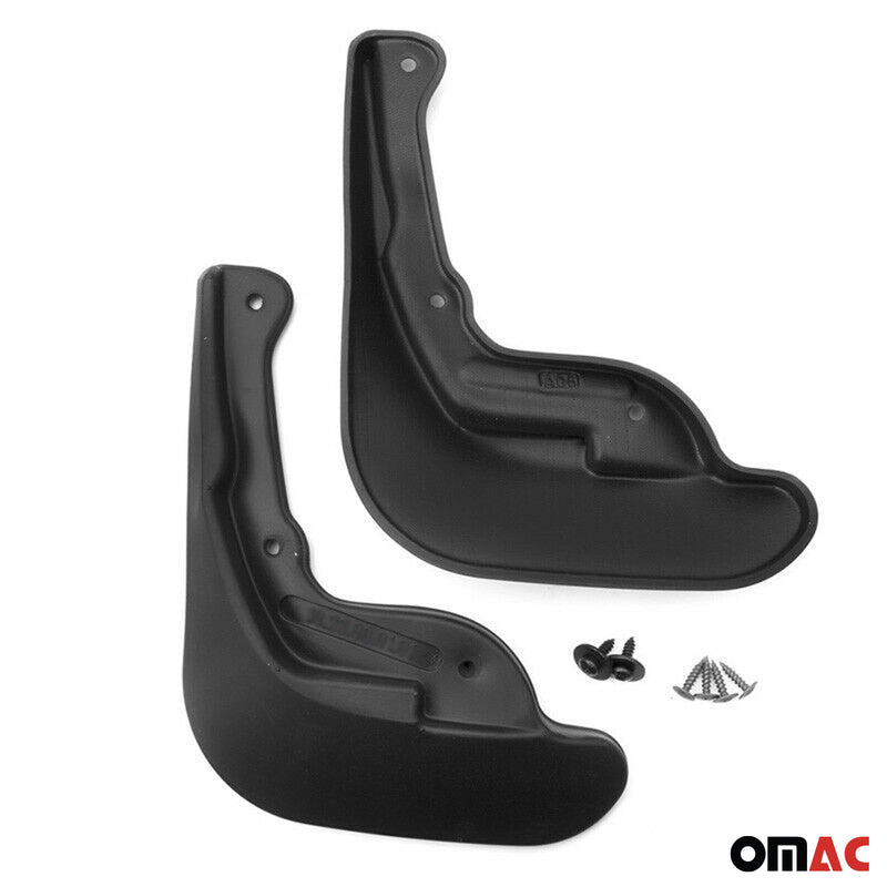 Bavettes Garde Boue pour Citroen C4 2010-2017 HB 5 Portes Avant &Arrière Noir 4x