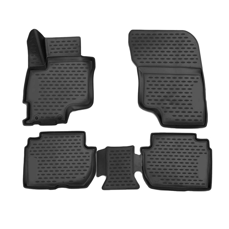 Tapis de Sol pour Mitsubishi Outlander PHEV 2014-2019 TPE Noir