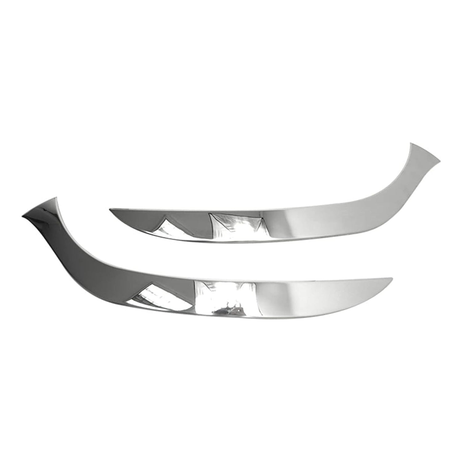 Cadres de Phares avant (inférieure) Renault Clio IV 2012-2016 Inoxydable Chromé