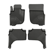 Tapis de Sol de Voiture pour Mitsubishi L200 VI 2019-2026 TPE Imperméable 4Pcs