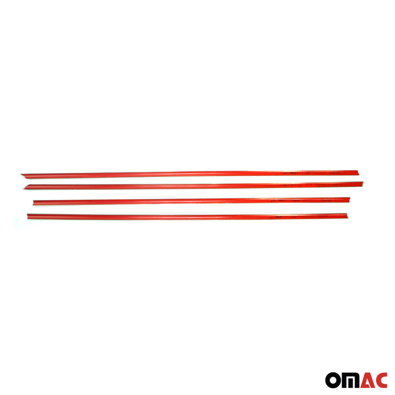 Garniture de Fenêtre pour Opel Astra H Berline 2004-2009 Acier Inox 4Pcs