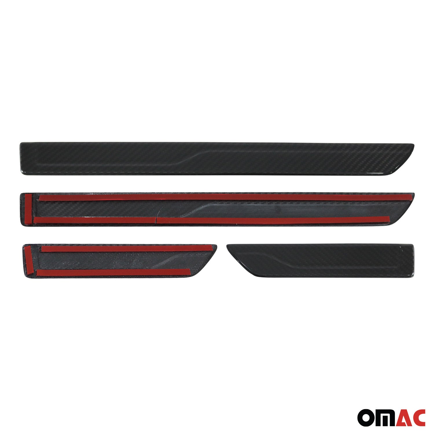 Couverture De Seuil De Porte pour Hyundai Elantra SD 2021-2026 Carbone 4 Pcs