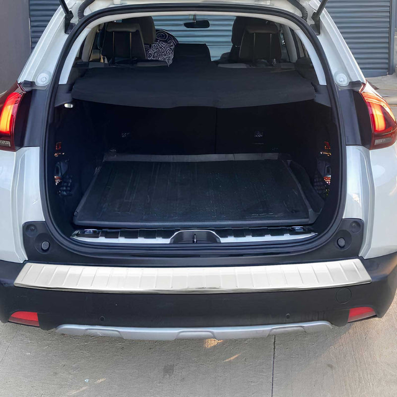 Protection Seuil de Pare-chocs Arriére Pour Peugeot 2008 2017-2019 Acier