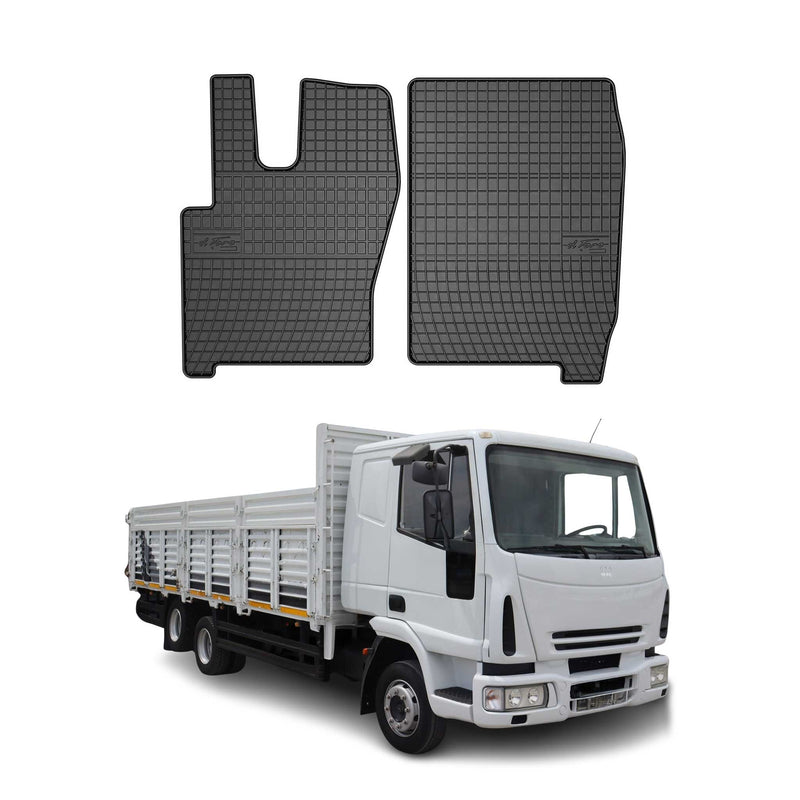 Tapis de Sol pour Iveco Eurocargo 120 2002-2008 Caoutchouc Noir
