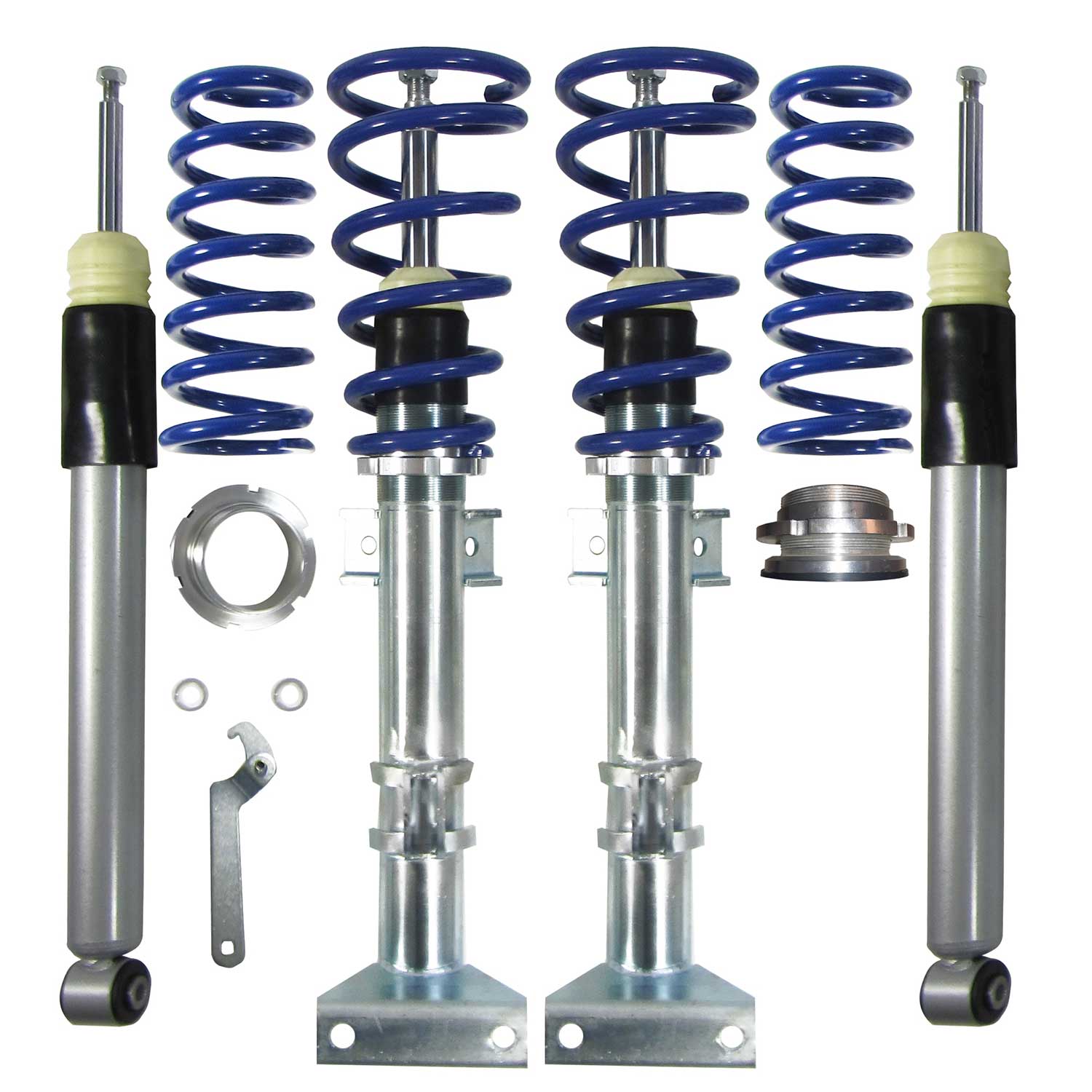 Tuning Kit Suspension + Amortisseurs pour Mercedes Classe C W204 Limo 2007-2015