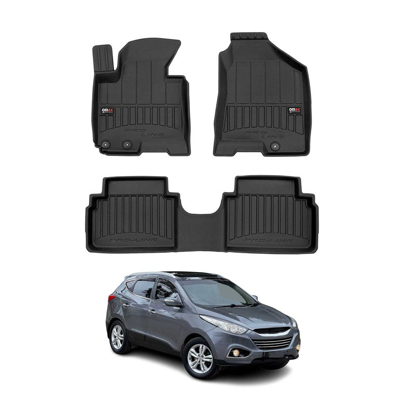Tapis de Sol pour Hyundai Tucson 2009-2015 TPE Noir