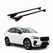 Menabo Barres de toit pour Volvo XC60 II 2025-2026 Facelift Noir Alu 2 Pièces