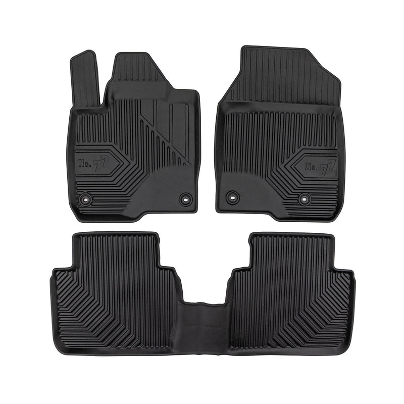 Tapis de Sol de Voiture pour Honda ZR-V 2023-2025 TPE Antidérapant Noir 3Pcs