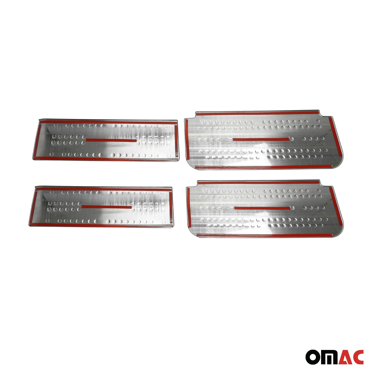 Couverture de Seuil de porte pour Renault Trafic II III 2001-19 inox chromé 4Pcs