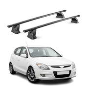 Barres de toit transversales acier pour Hyundai i30 I 2007-2012 TÜV Noir 2Pcs