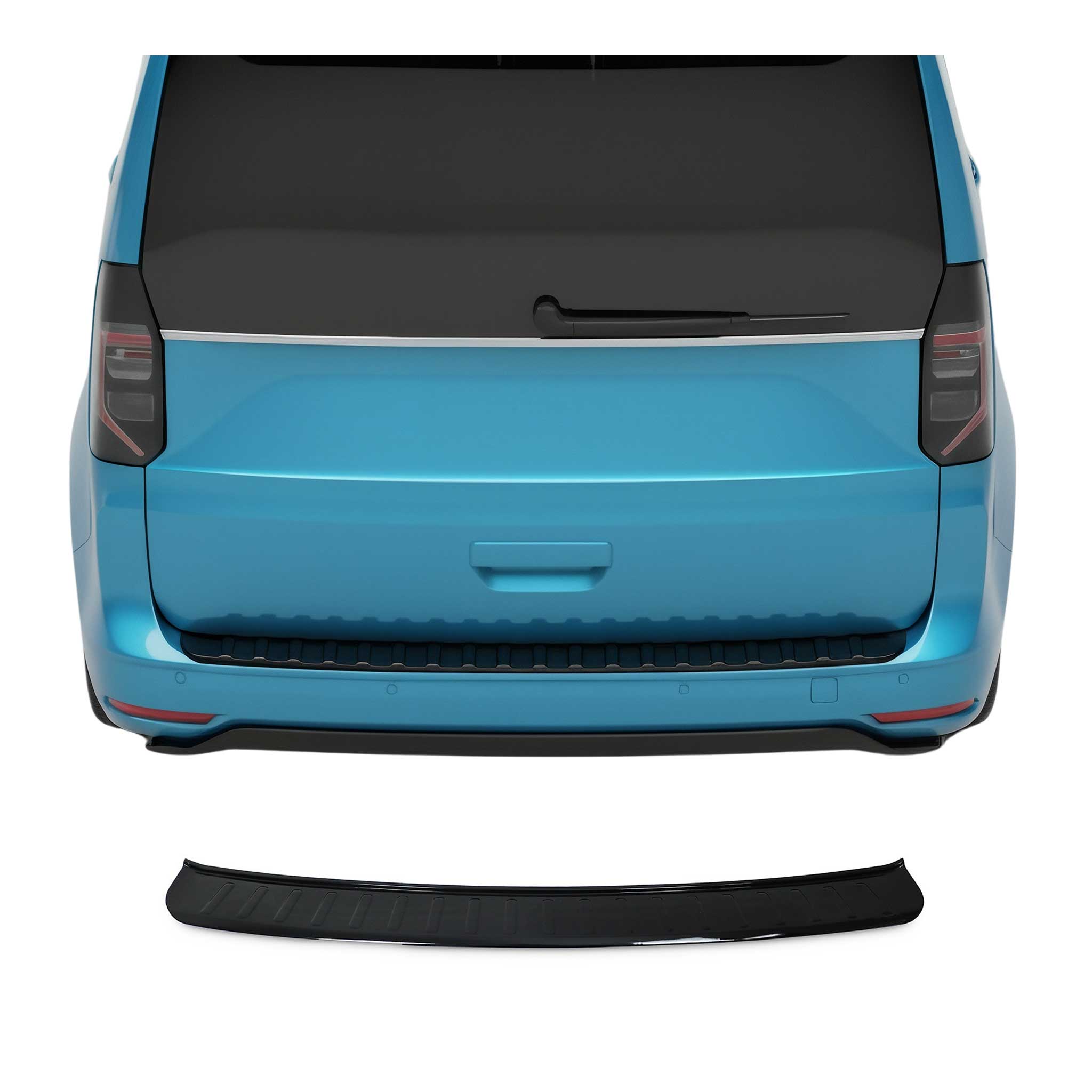 Protection de Pare-Chocs Arrière pour VW Caddy IV 2020-2026 Acryl noir brillant