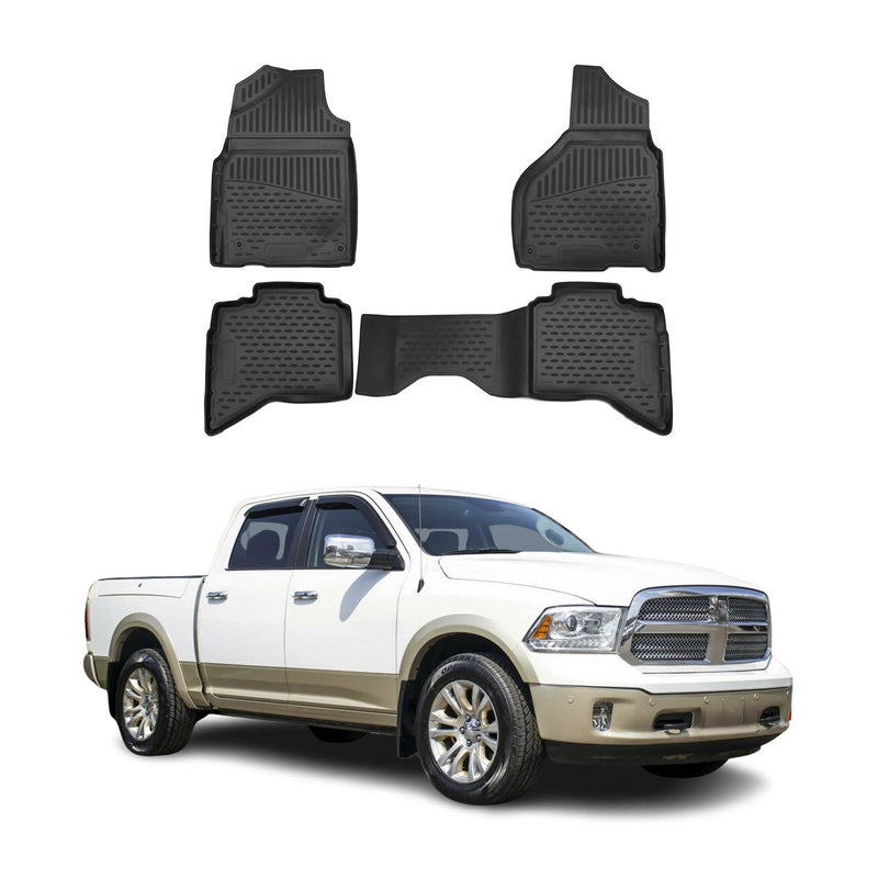 Tapis de Sol pour Dodge Dodge Ram 2012-2018 TPE Noir