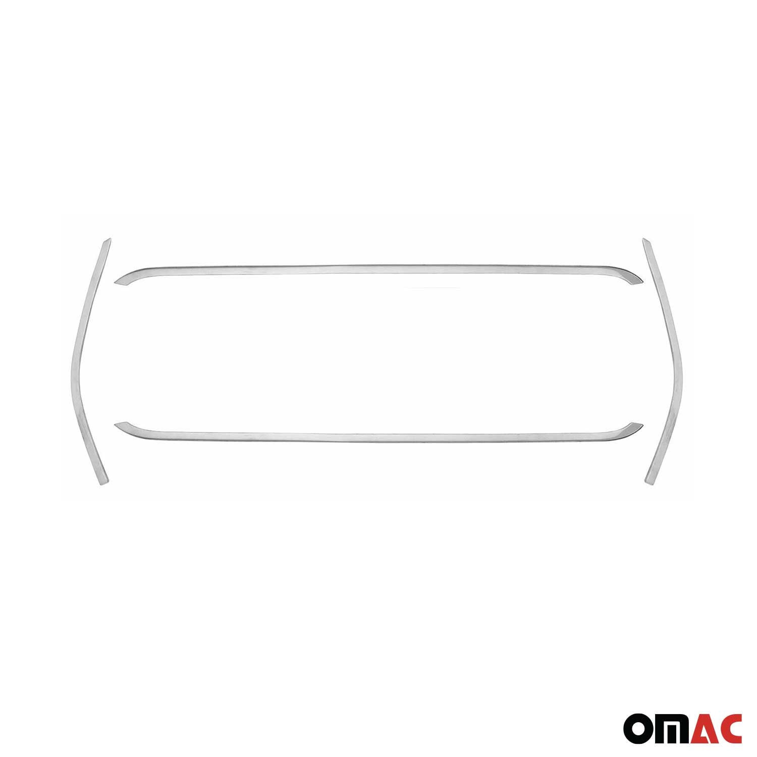 Moulure de Grille de Calandre pour Ford Transit 2018-2026 Chromé 4Pcs