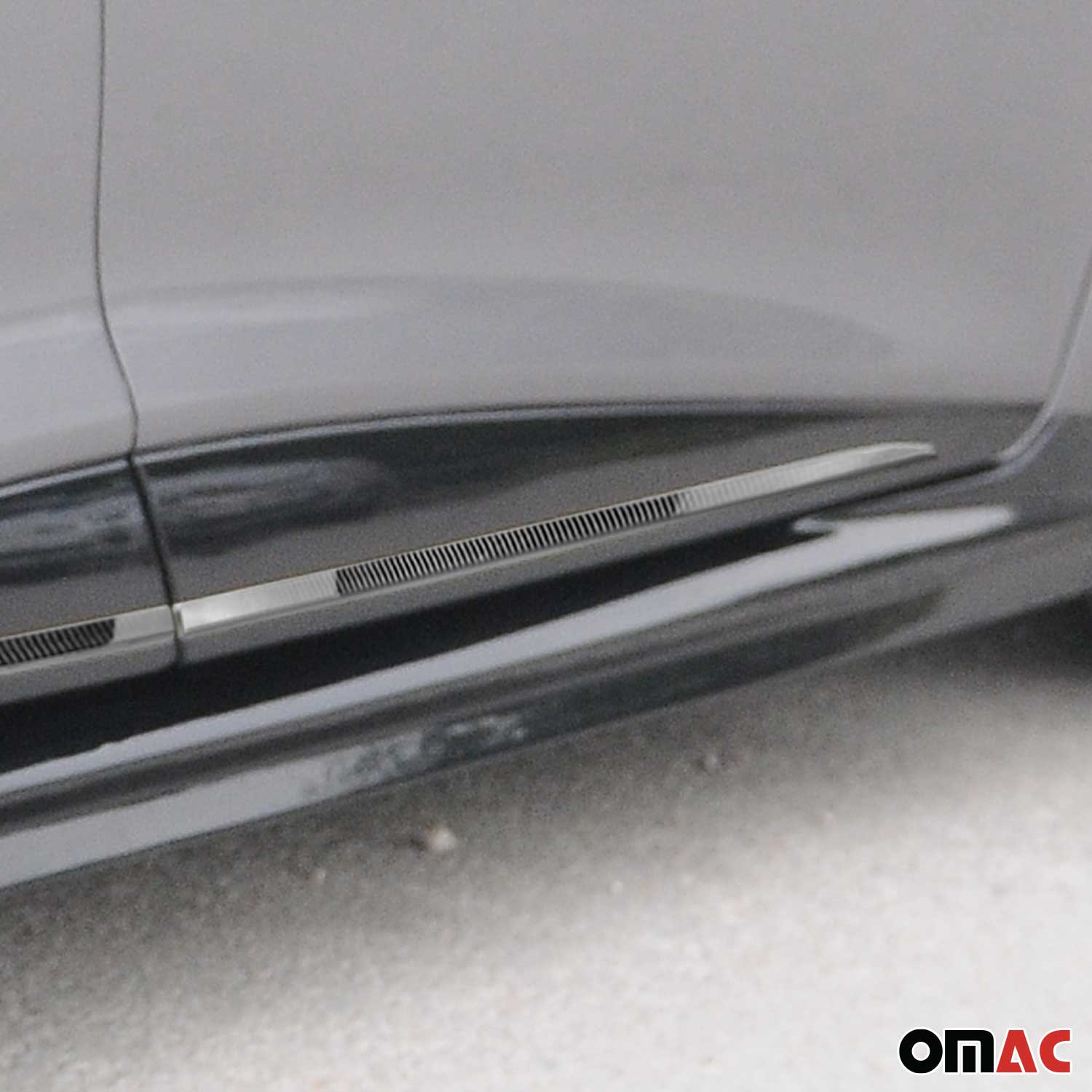Garniture Baguette de porte latérale pour Renault Clio 2012-2019 acier inox 4x