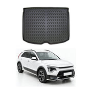 Tapis de coffre Supérieur pour Kia E-Niro 2022-2026 Noir 3D en Caoutchouc TPE