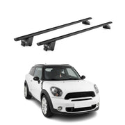 Barres de toit transversales pour Mini Paceman R61 2013-16 Alu Noir 2 pièces ABE