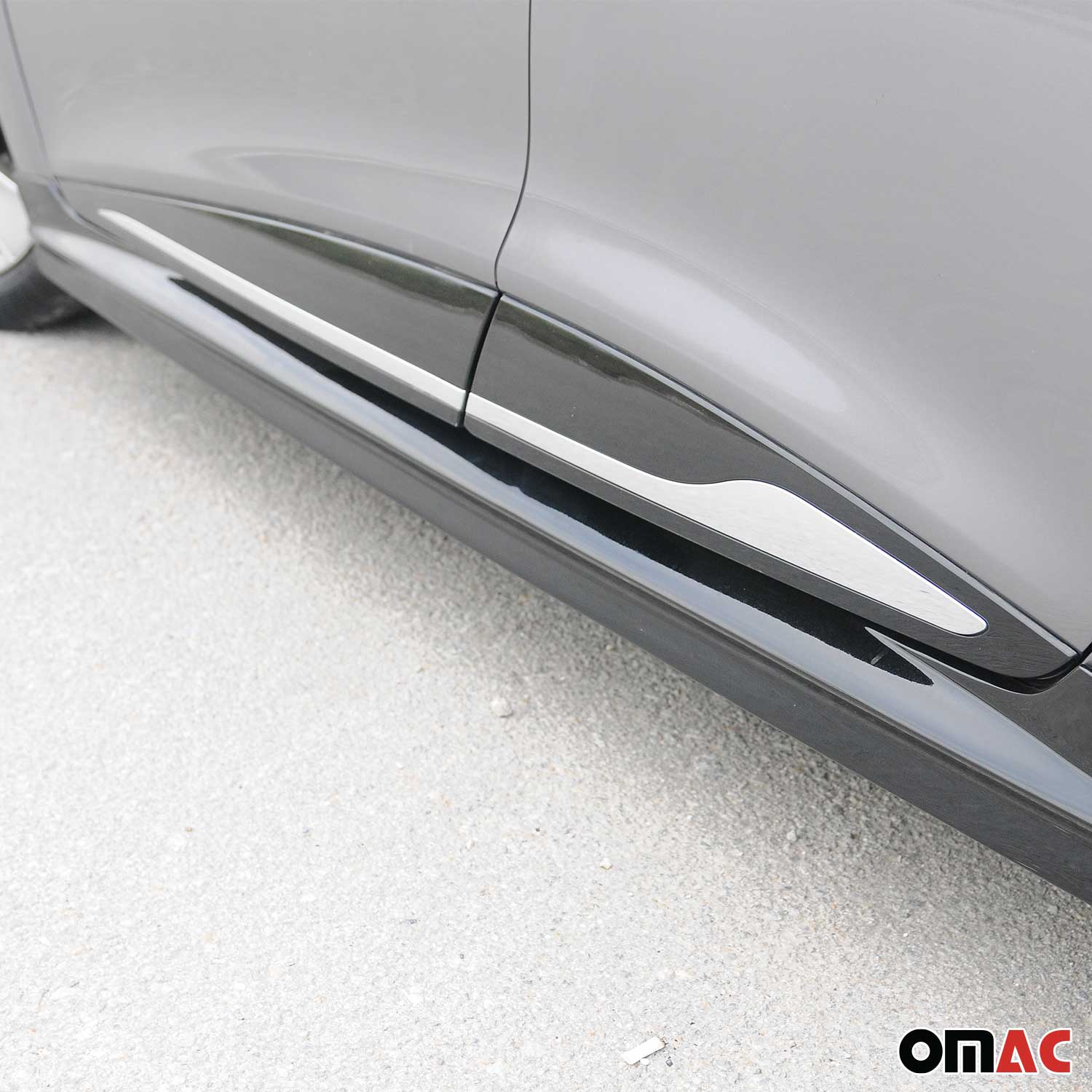 Garniture Baguette de porte latérale pour Renault Clio 2012-2019 chromé inox