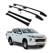 Kit Barres de toit pour Mitsubishi L200 2014-2026 Noir Alu 4x
