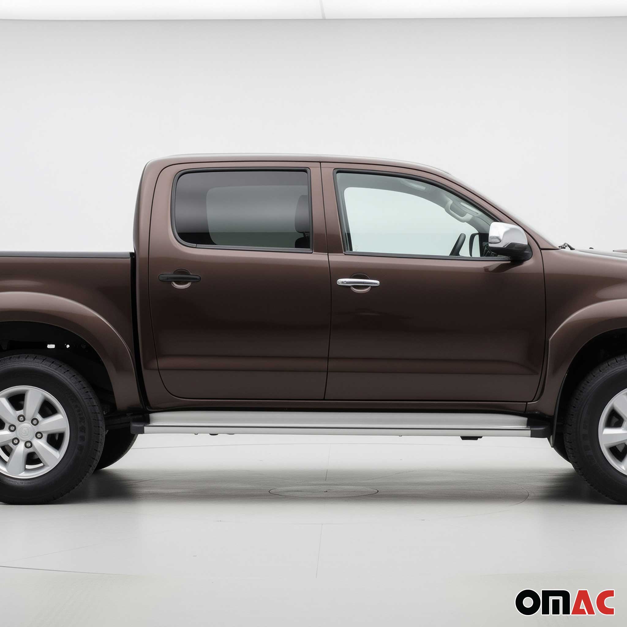 Couverture de poignée de porte pour Toyota Hilux VII 2005-2015 Acier Inoxydable