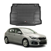 Tapis de Coffre pour Peugeot 308 2013-2021 HB TPE Noir