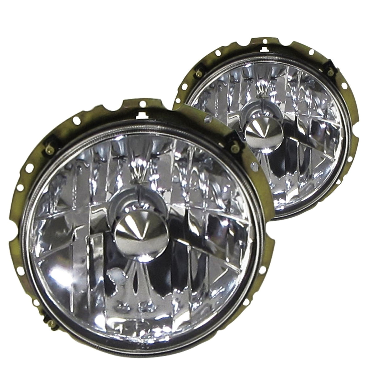 JOM Phare Avant H4 pour VW Golf 1 Verre Transparent Chrome