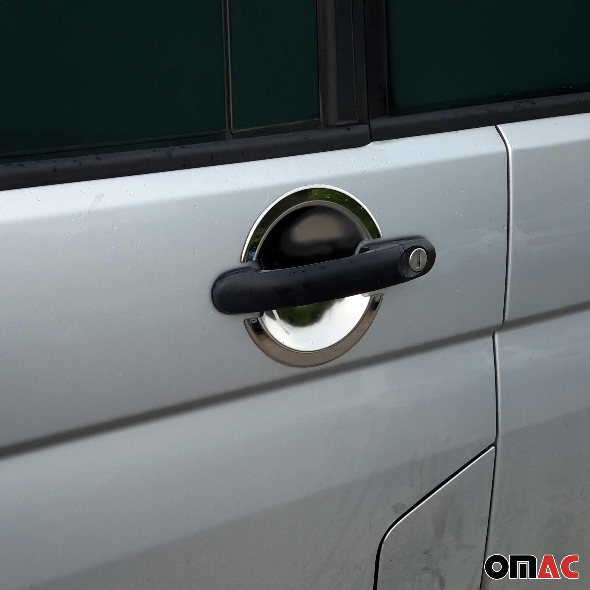 Couverture de poignée de porte pour VW Caddy 2003-2020 en Acier chromé