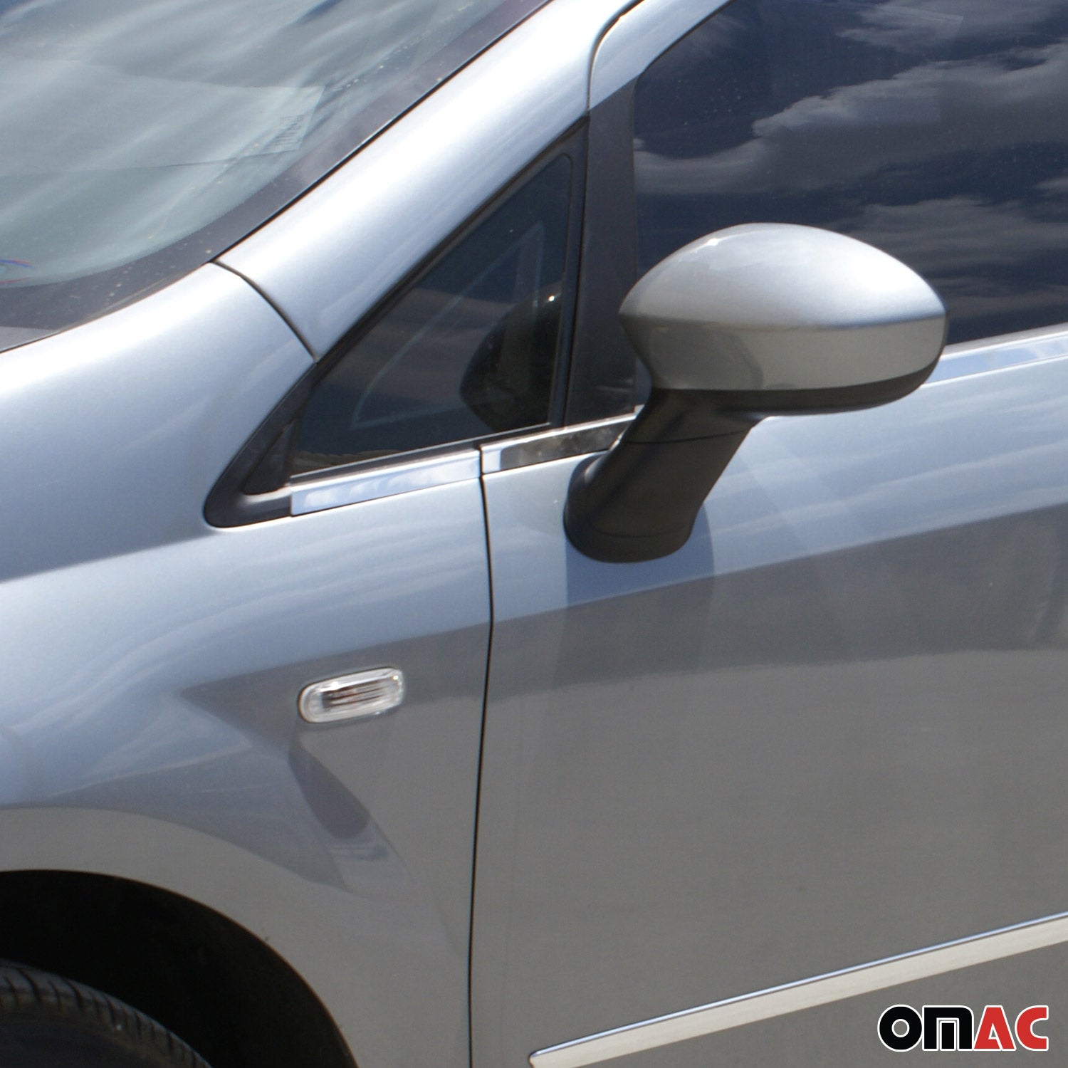Garniture De Fenêtre pour Fiat Siena 1995-2004 Chromé Inox 6x