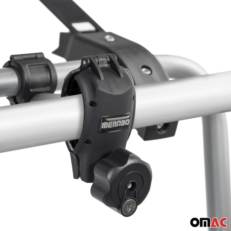 Menabo Shadow porte-vélos sur hayon pour VW Caddy 4 IV 2015-2021 Alu