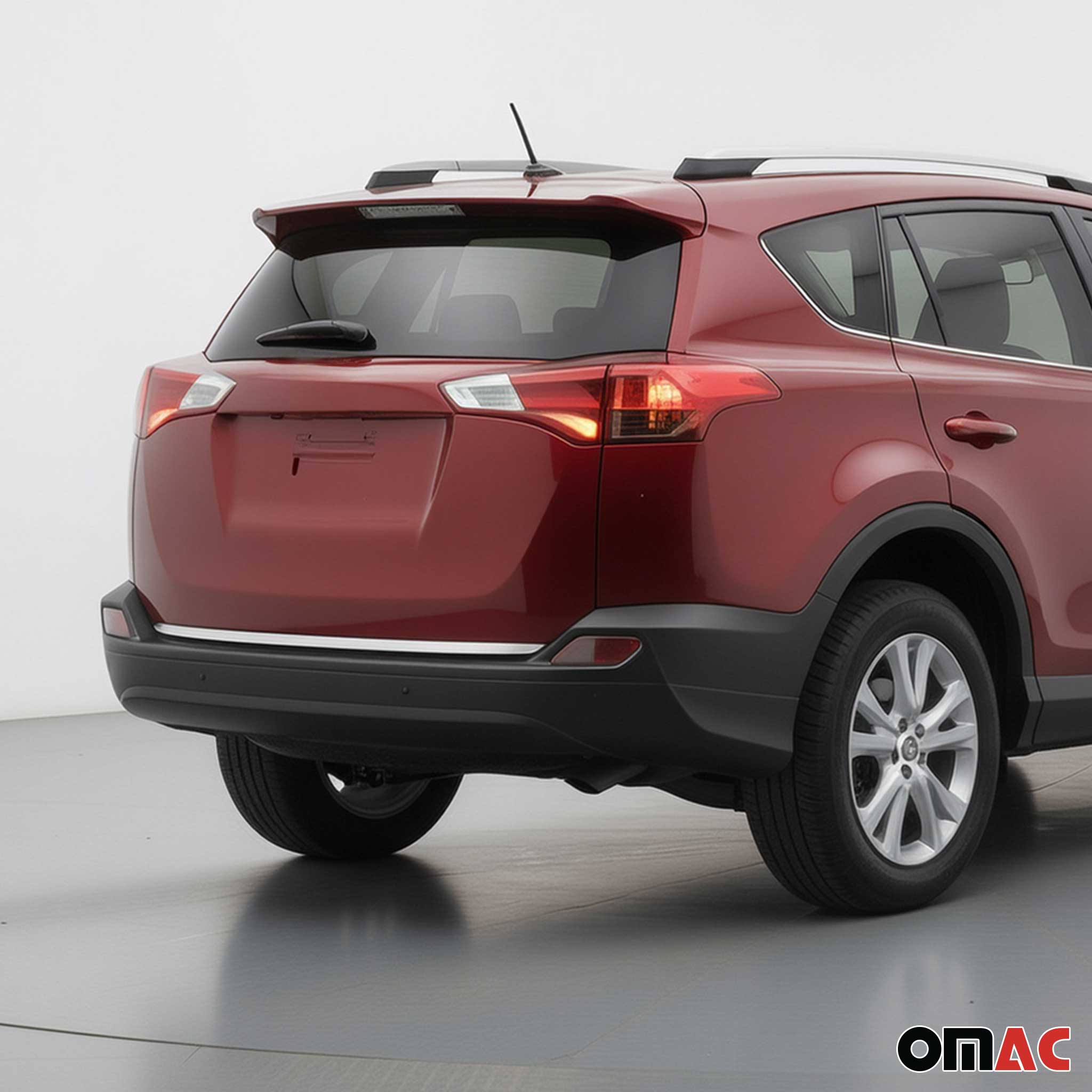 Garniture de Hayon Coffre pour Toyota Rav 4 IV 2013-2015 acier inox