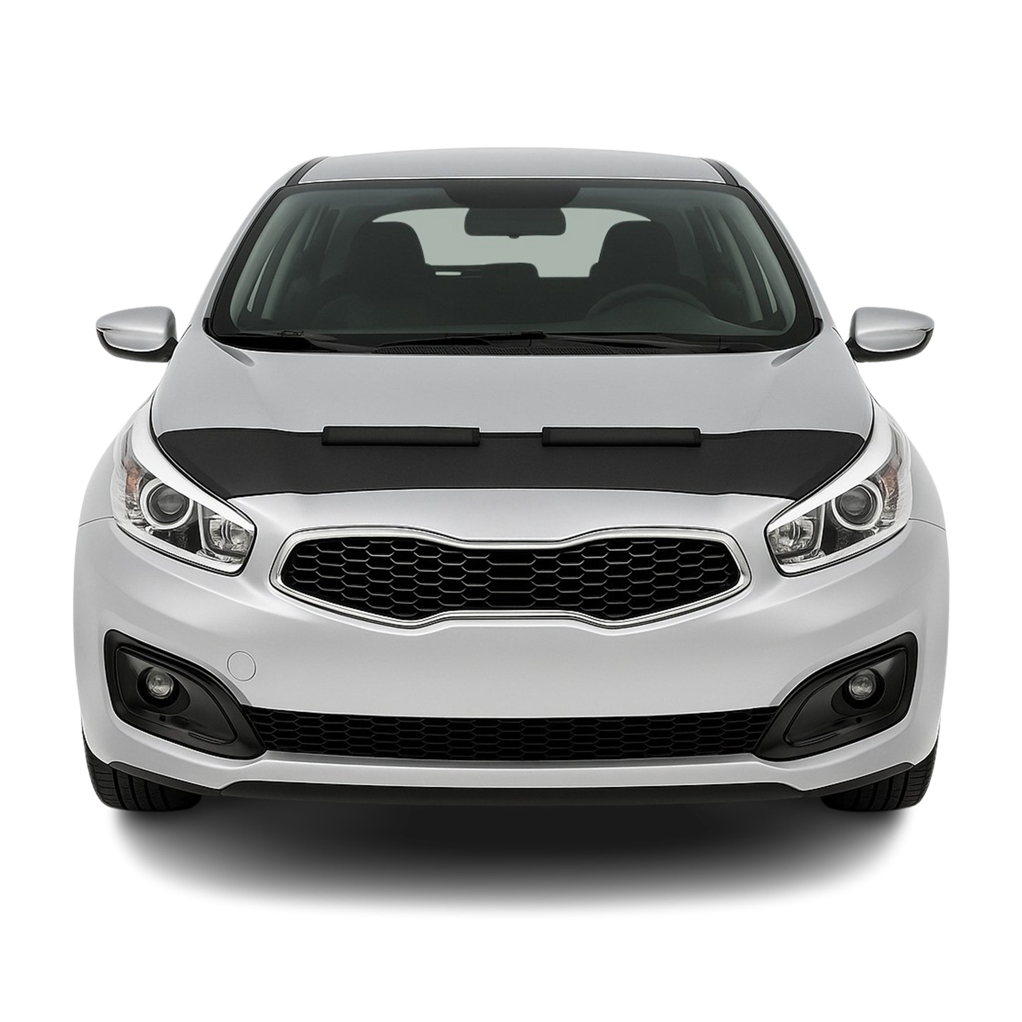 Protège Capot pour Kia Kia Cee'D 2012-2016 Masque de voiture vinyle Noir