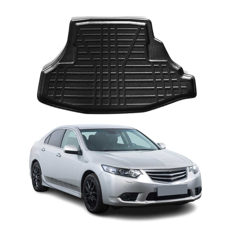Tapis de Coffre pour Honda Accord 2009-2021 Berline en Noir TPE