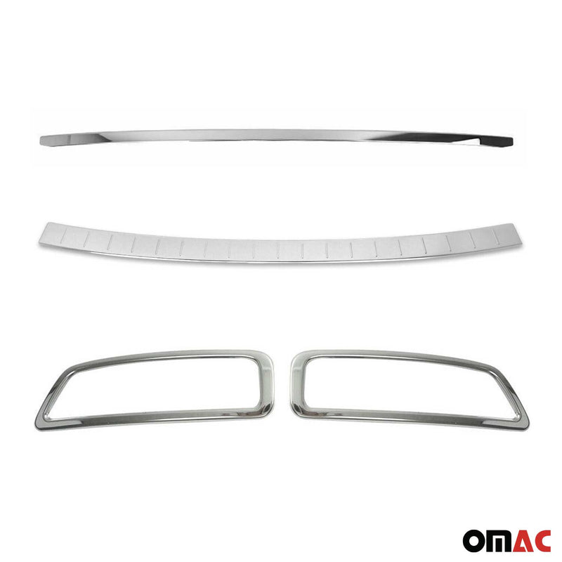 Kit de seuil de pare-chocs + hayon coffre arrière pour Peugeot 3008 2016-2024