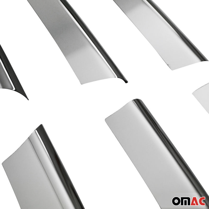 Grille de Calendre pour VW T5 Caravelle Multivan 2003-2010 6pcs en acier inox Chromé