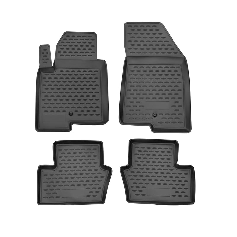 Tapis de sol pour Dodge Caliber 2007-2012 HB en caoutchouc TPE 3D Noir 4Pcs