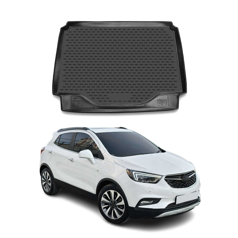 OMAC Tapis De Coffre pour Opel Mokka Mokka X 2012-2020 en caoutchouc Noir