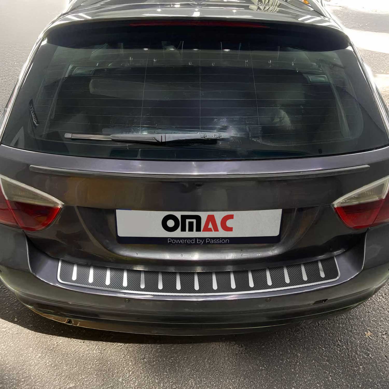 Pour Skoda Rapid 2012-2019 Protection Seuil Coffre Pare-chocs Feuille de Carbone