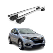 Barres de toit Transversales pour Honda HR-V 2014-2020 Aluminium Gris ABE