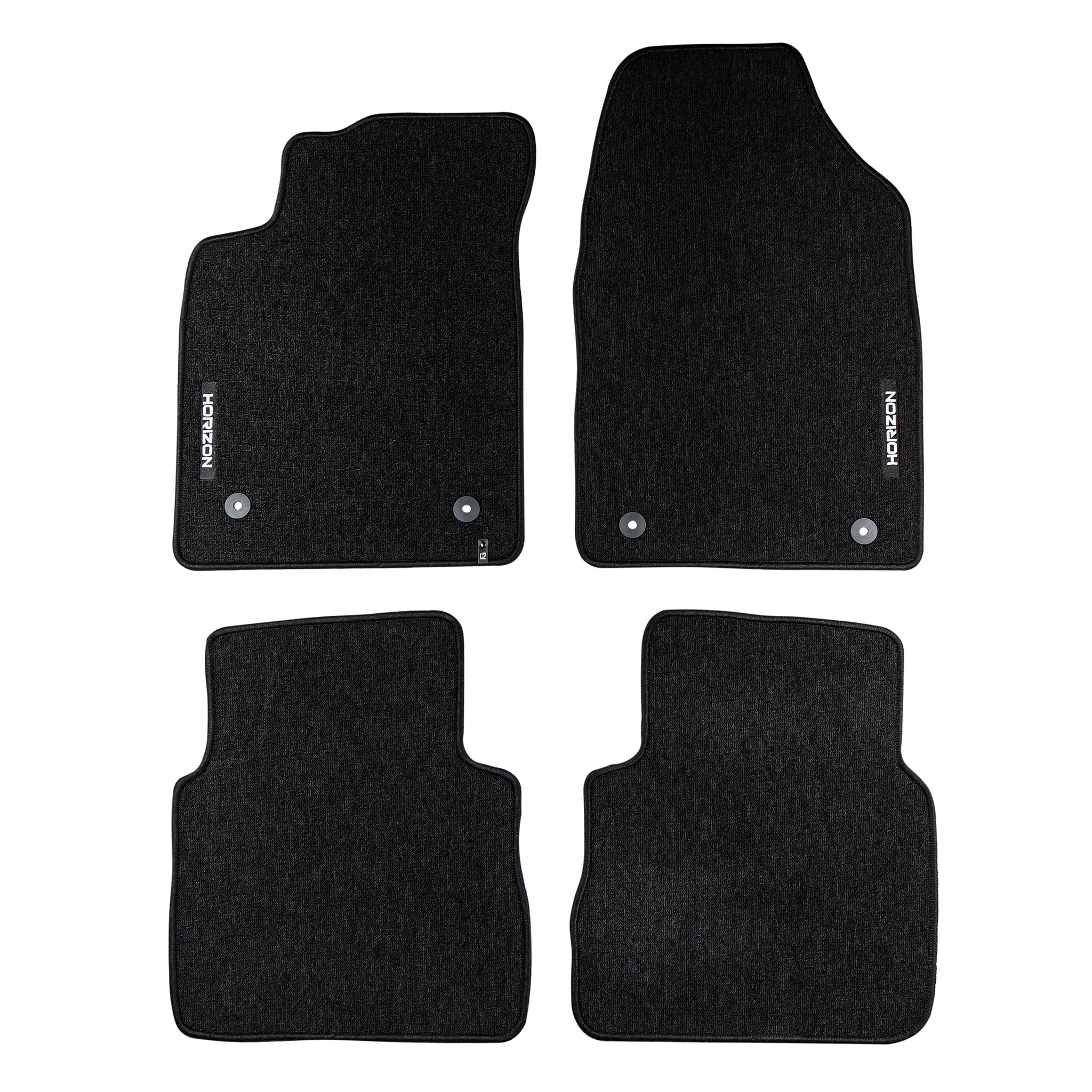 Tapis de Sol de Voiture pour Opel Vectra C 2002-2008 Velours Imperméable 4Pcs