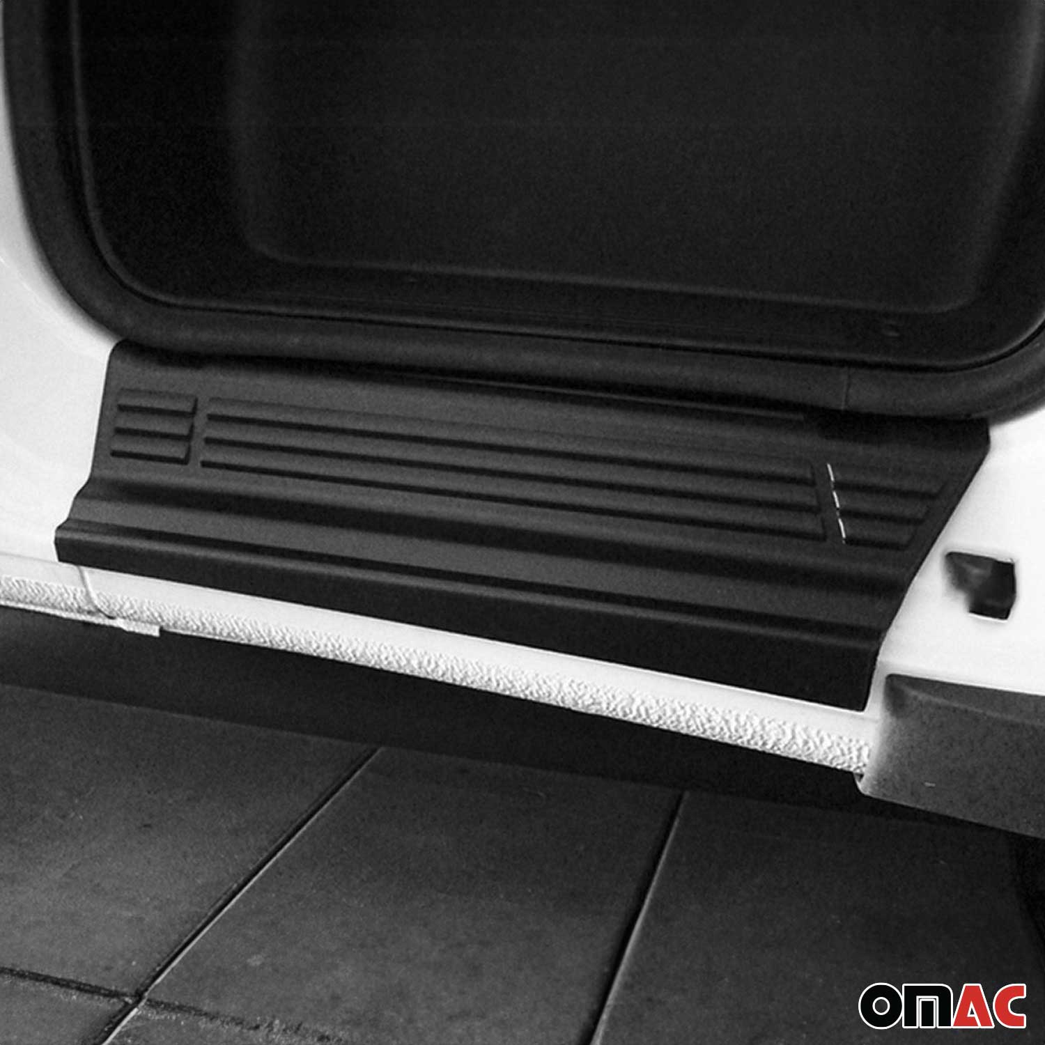 Couverture de Seuil de porte pour Fiat Ducato Jumper Boxer 2006-2026 ABS Noir 2x