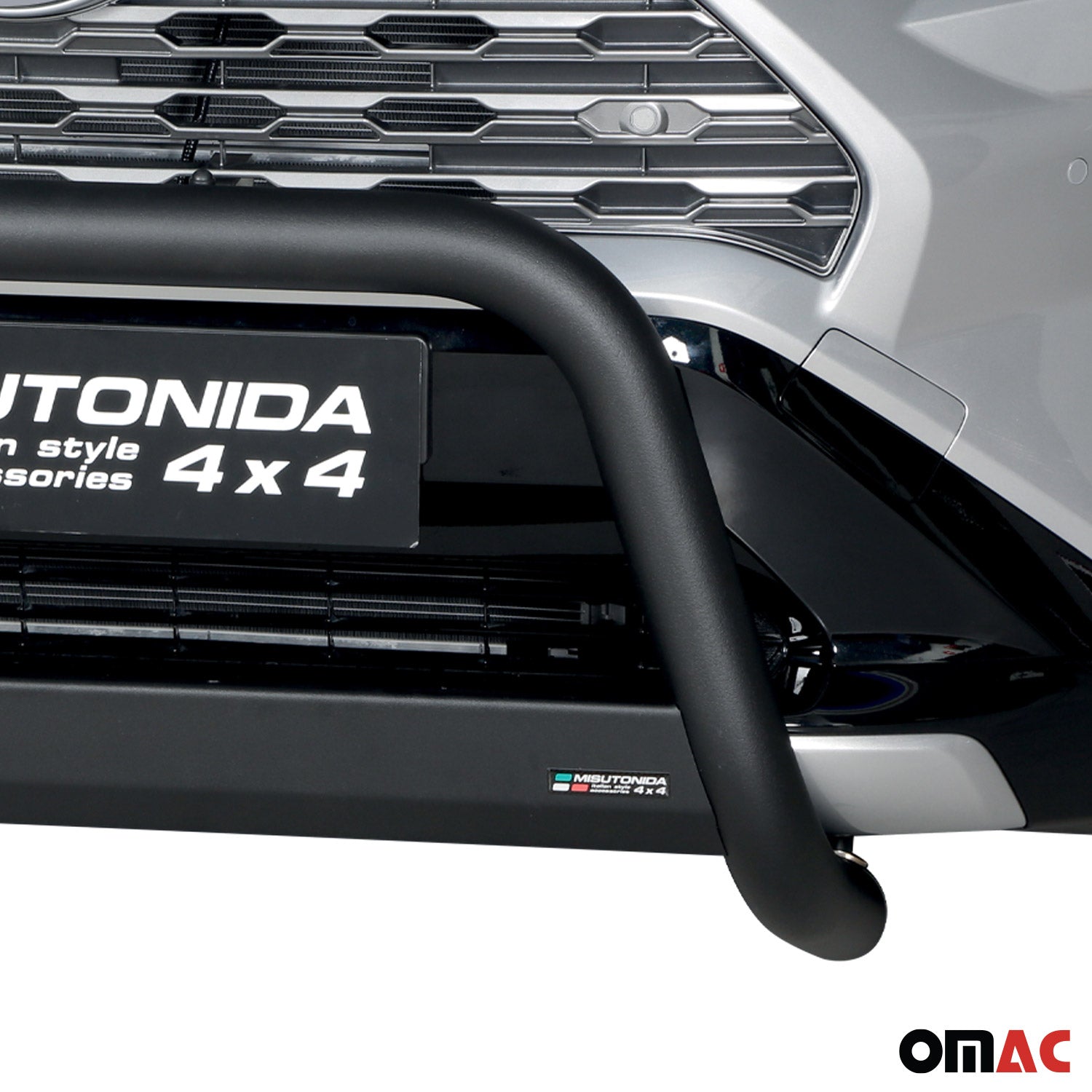 Pare-buffle Avant pour Toyota RAV4 XA50 Hybride 2019-2025 63 mm en Acier Noir